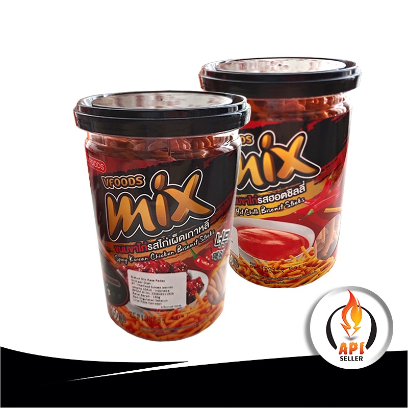 VFOODS MIX BISCUIT STICK / SNACK BISCUIT TOPLES 150g