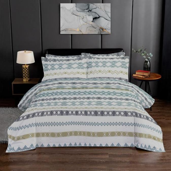 Celina King Rabbit 100% Cotton Silk Bed Cover 230x230 cm Modena -