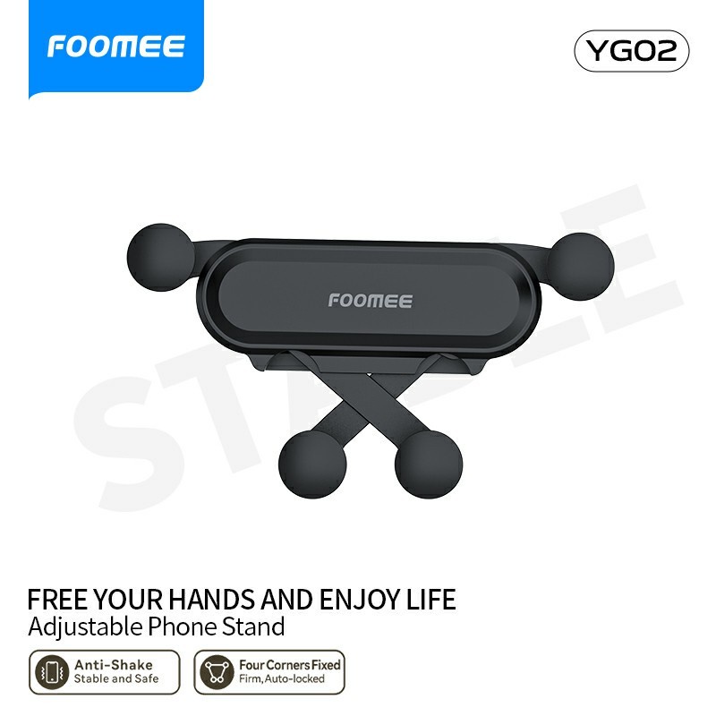 Car Holder AC Foomee YG02 Car Mount Holder Auto Lock Bracket Stand