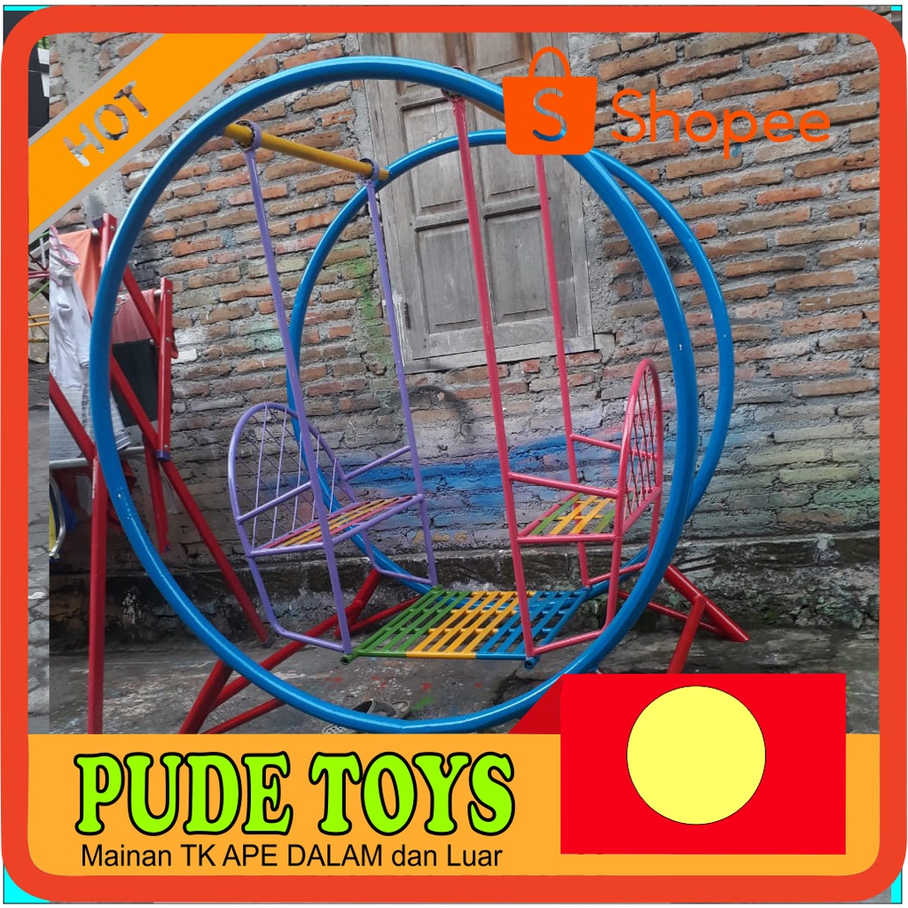 AYUNAN BULAT - MAINAN TK - APE DALAM DAN LUAR