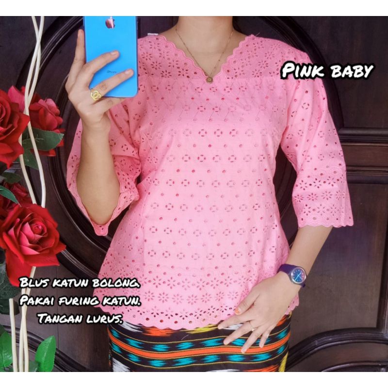 blus katun bolong
