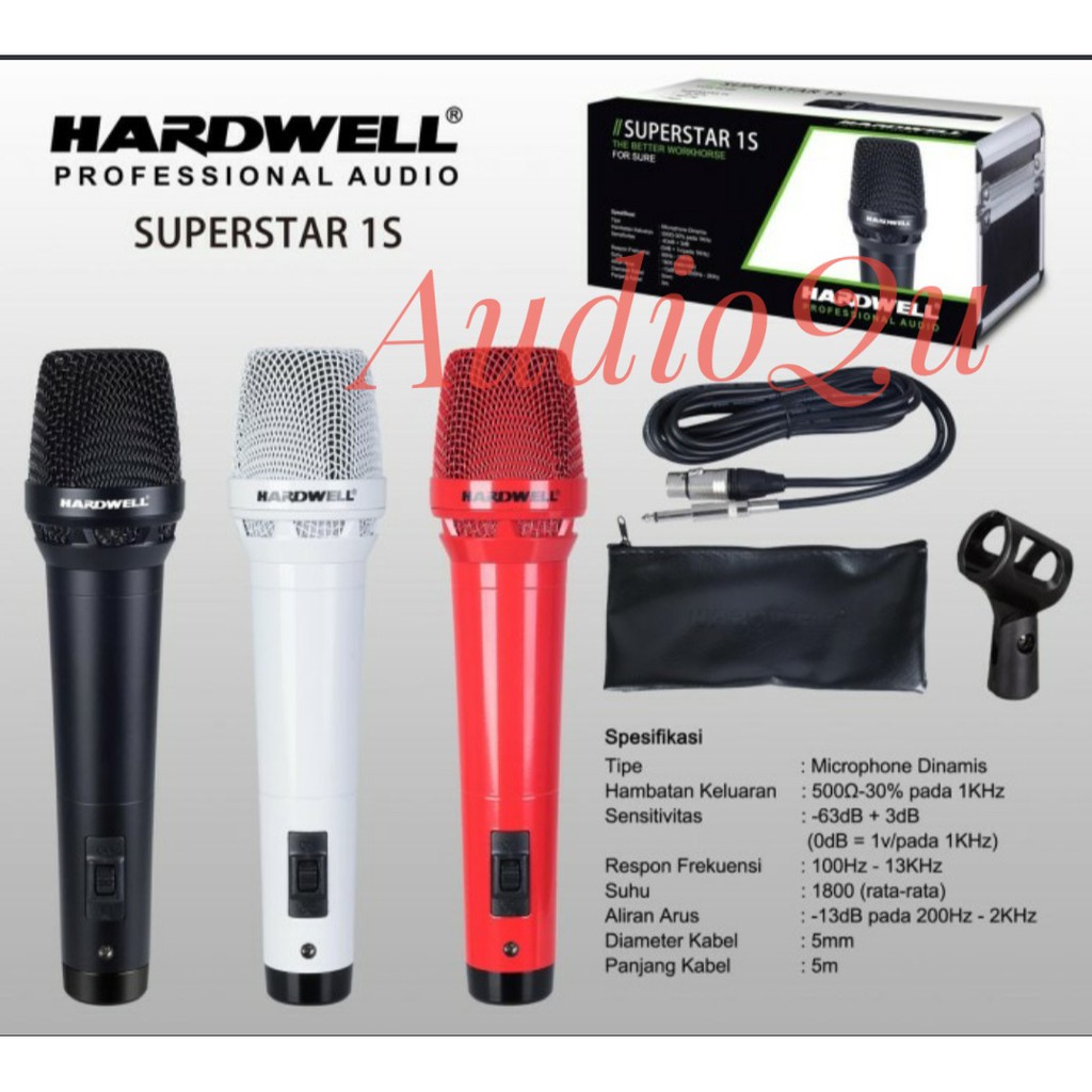 Mic Kabel Hardwell Superstar 1S / Superstar1S Original