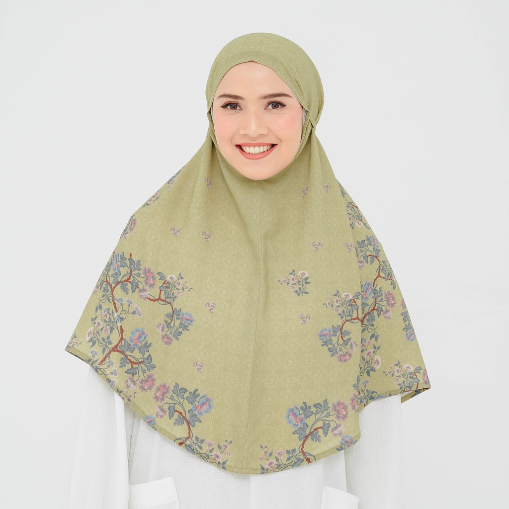 DOA - BAITI CALANTHA KHIMAR LIME - REGULER