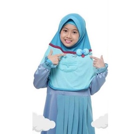 BANI KRUKID MINA/KERUDUNG ANAK MOTIF RABBANI/KERUDUNG KIDS RABBANI/KRUDUNG ANAK