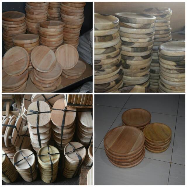 Cobek kayu 20cm wadah tempat sambal kayu cobek bulat 20cm | Shopee