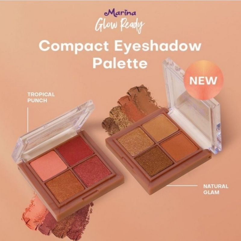 Marina Glow Ready Compact Eyeshadow Pallete