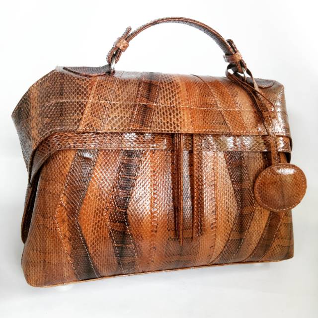 Sold ❌PO tas kulit ular kadut
