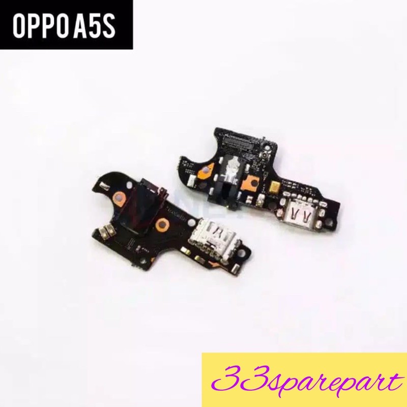 FLEXIBLE CHARGER / PCB +CON H/F + MIC OPPO A5S / A15s / A11k ORIGINAL