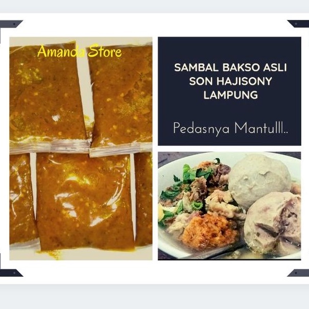 

Sambal Bakso Asli Son Hajisony / Sony / Soni