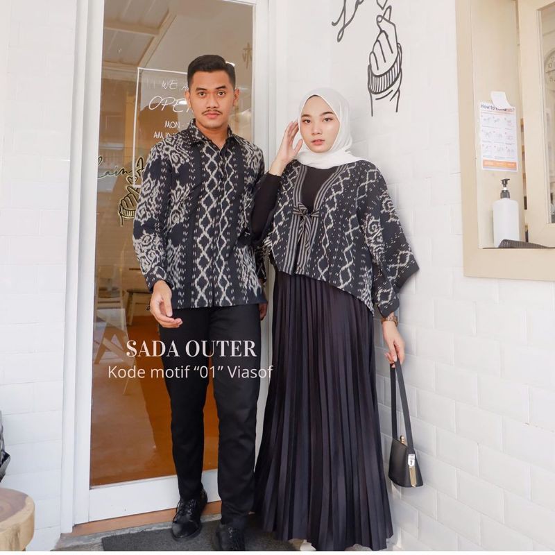 Kemeja Tenun Etnik - Outer Tenun - Set Couple