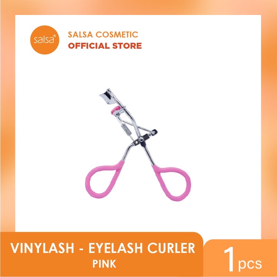 SALSA Vinylash Eyelash Curler Indonesia / Penjepit Pelentik Bulu Mata / Warna Black White Pink Blue / Eye Lash Refill / Cosmetic Beauty Tools Sponge Brush Palette Kuas Spons / Eyeliner Eyebrow Mascara Pensil Alis / Paket Wajah