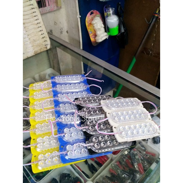 Lampu LED 12 mata 12 volt LED modul 12 mata 12 volt