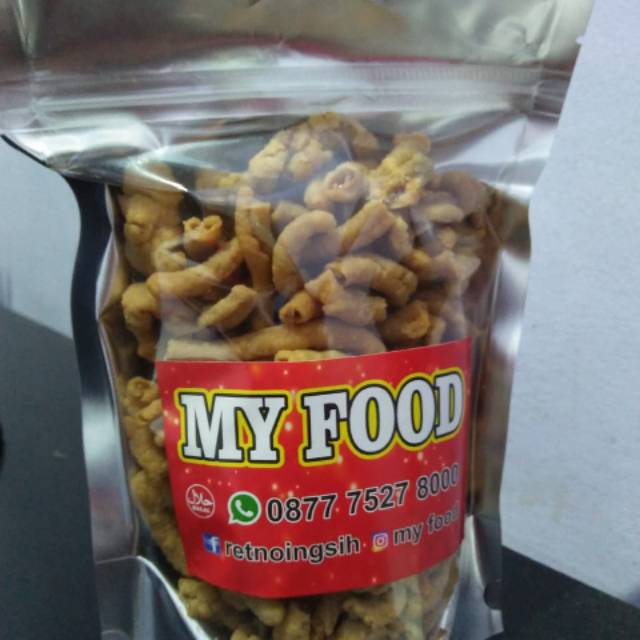 

MY FOOD Keripik Usus Original ukuran 250gr