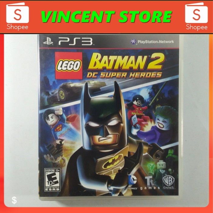 BD PS3 Kaset Game Lego Batman 2 DC Super Heroes