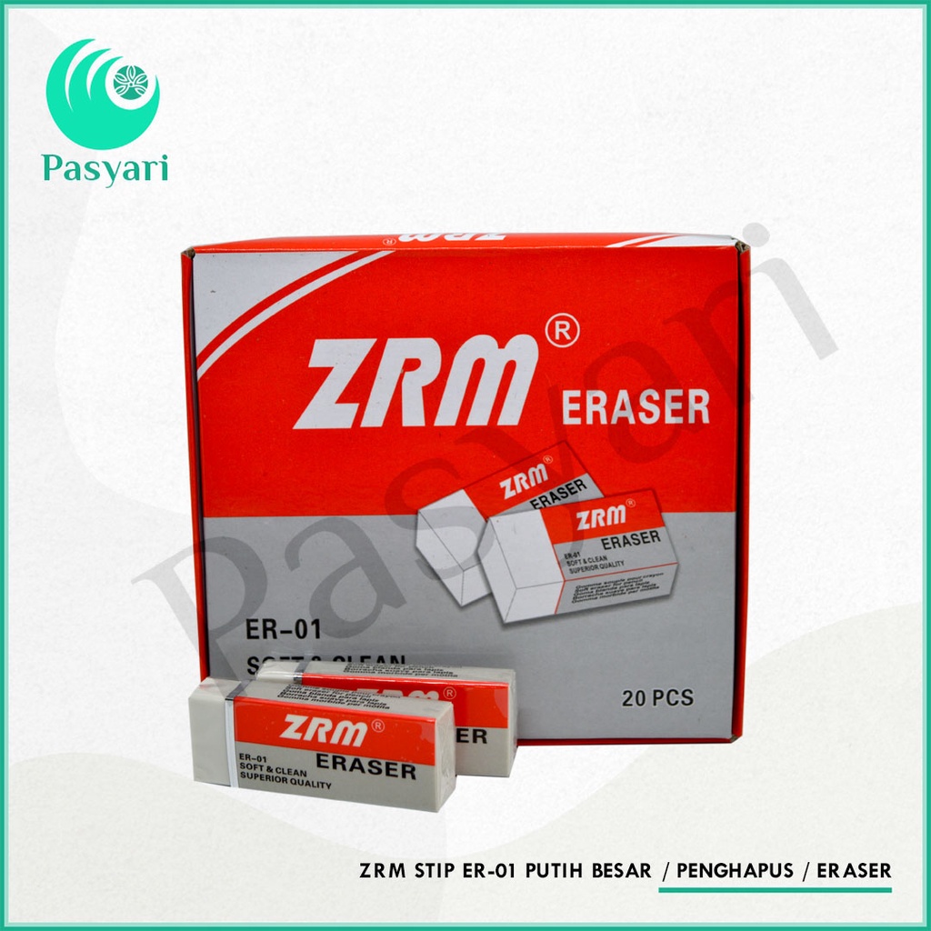 

Zrm Stip Er-01 Putih Besar / Penghapus / Eraser