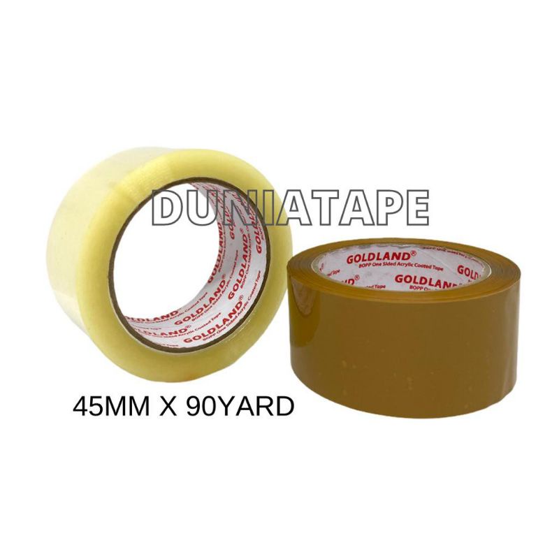 

Lakban Coklat Bening 45MM x 90YARD