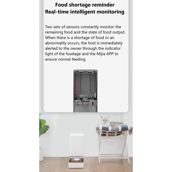 43 MIJIA Smart Pet Feeder - Pemberi Makan Hewan Otomatis 3.6L - XWPF01MG