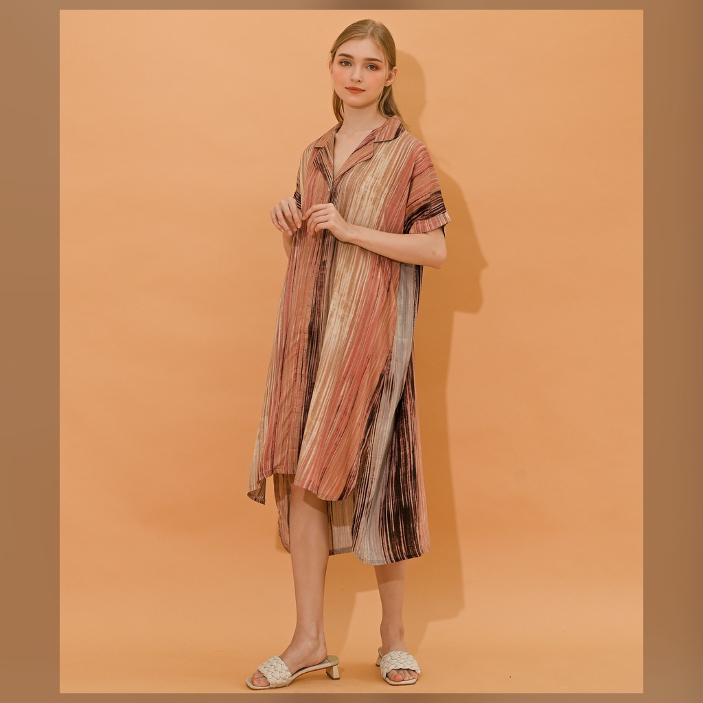 Yoko Nightdress - Sleepwear Daster-Mahoni