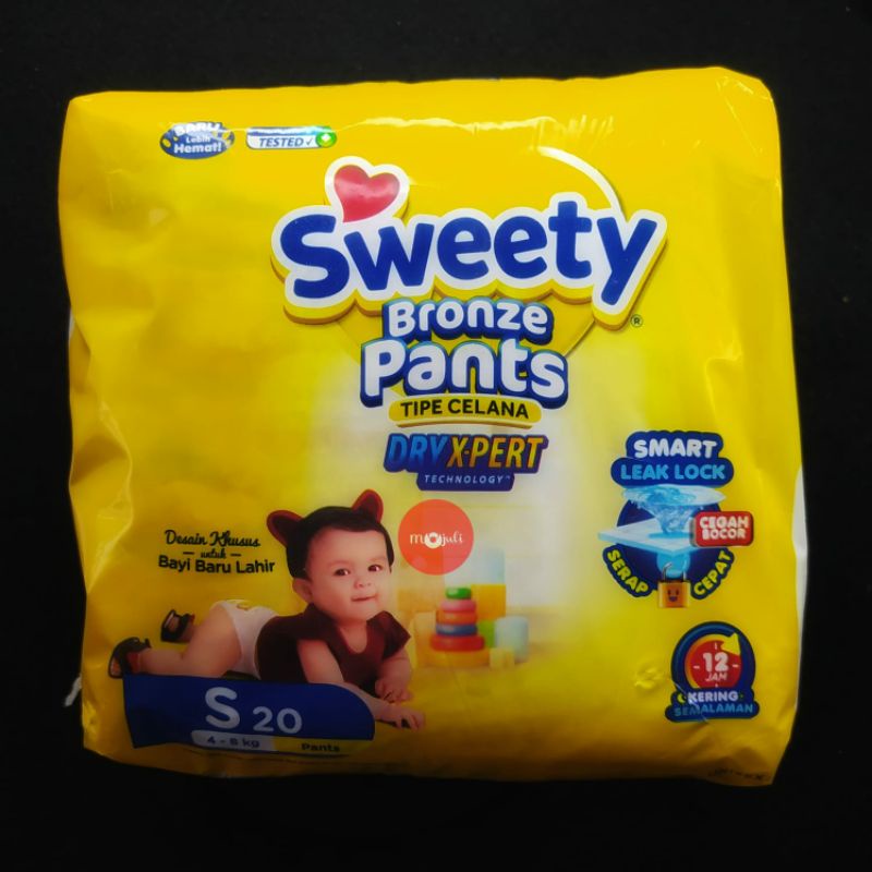 Sweety Bronze Pants S20 Pampers ukuran S 20
