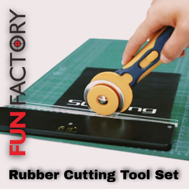 Peralatan Potong Karet Flatband Ketapel