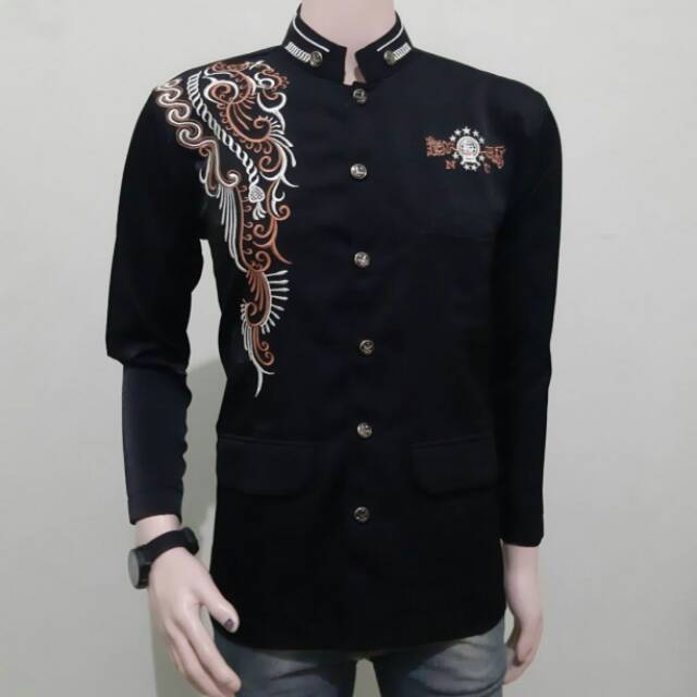 Jasko bordir pria lengan panjang