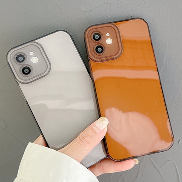 IPHONE Soft Case Transparan Kompatibel Untuk Iphone14 13 12 11 Pro XS Max XR X8+76 Plus Casing Ponsel Silcone Mini Bening TPU Cover