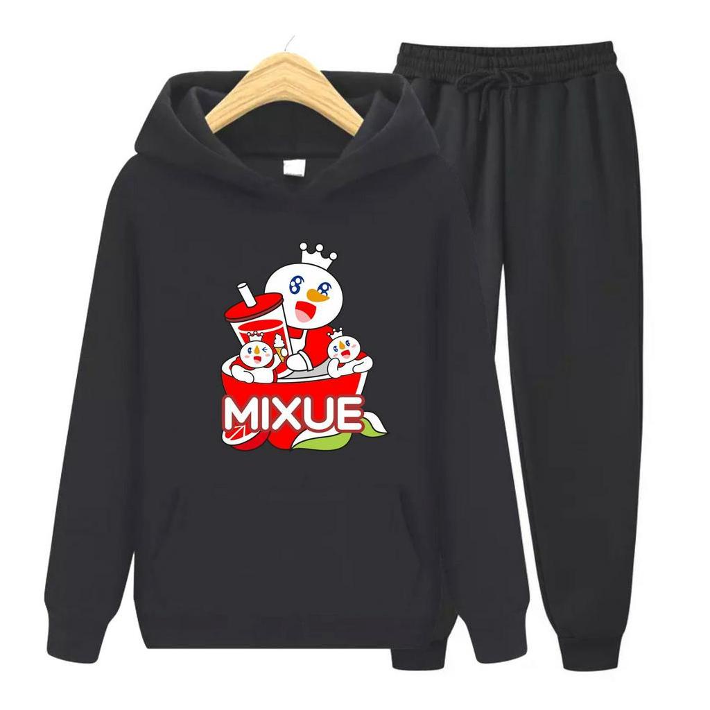 FenishaStore MIXUE ICE CREAM Sweater Hoodie Atasan Dan Setelan Anak Usia 4-13 Tahun Bisa Bayar Ditempat COD