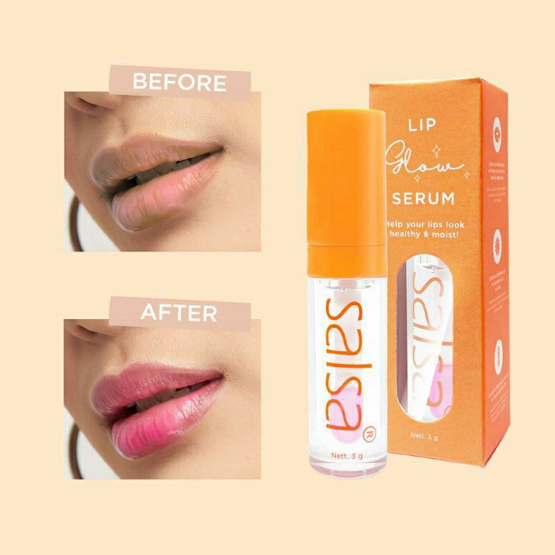 NEW SALSA LIP GLOW SERUM / PELEMBAB BIBIR / SERUM BIBIR / PERAWATAN BIBIR