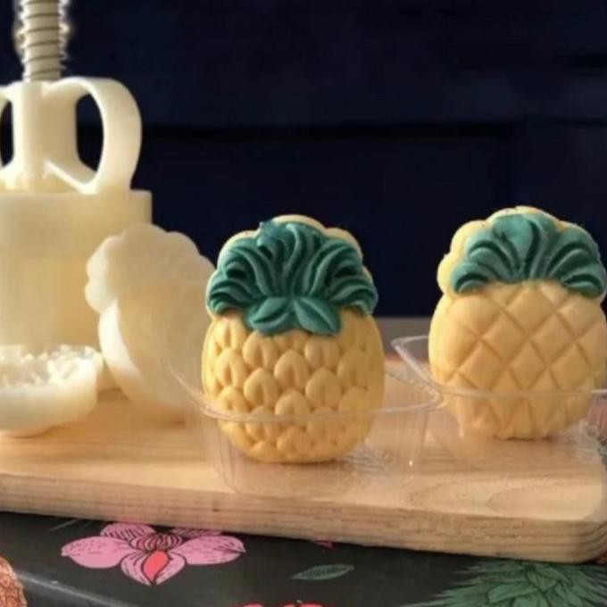 Cetakan Nastar Nanas Pineapple Cake Mini Mooncake Mold