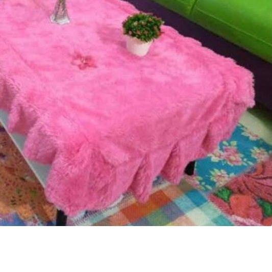 ✱ TAPLAK MEJA RUMBAI TAPLAK RUMBAI BULU RASFUR TAPLAK MEJA ☆