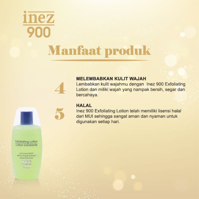 Inez 900 Exfoliating Lotion 125 ml ~ ORIGINAL 100%