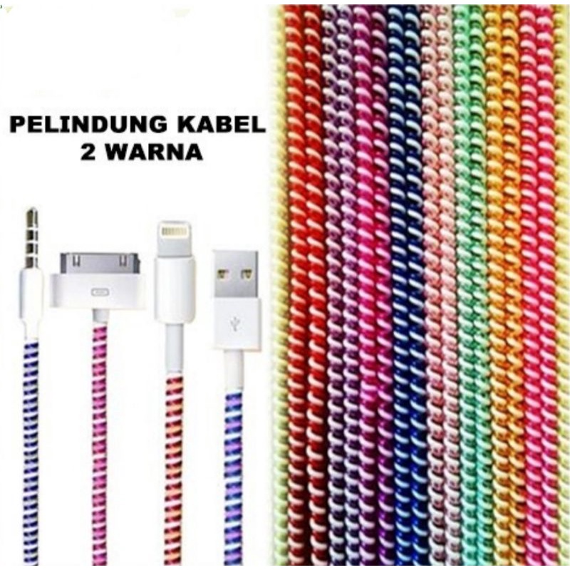 pelindung kabel cas 2 warna pelindung kabel headset asesoris kabel