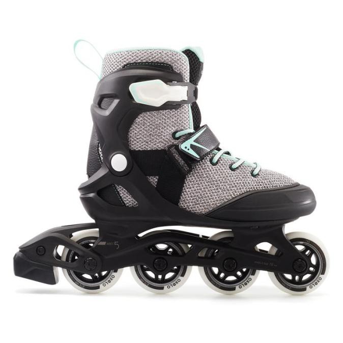 Sepatu Roda Untuk Wanita Dewasa Roler Skate Inline Blade Fit 100 Oxelo Diskon5Persen