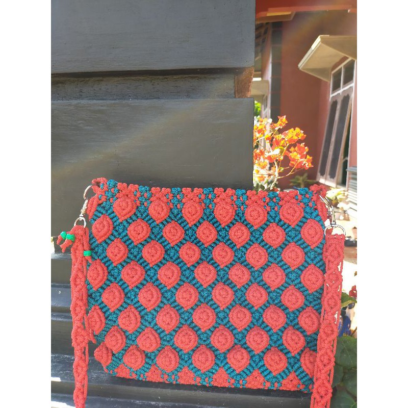 Tas Rajut Benang Kur