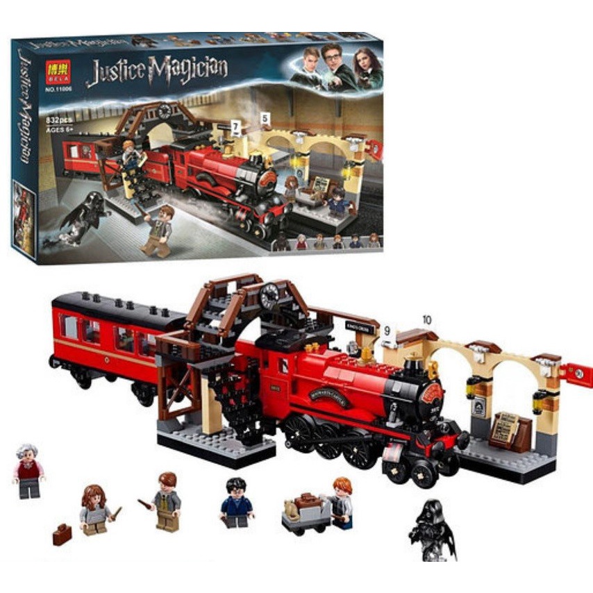 BRICK HARRYPOTTER JUSTICE MAGICIAN HOGWARTS EXPRESS BELA 11006