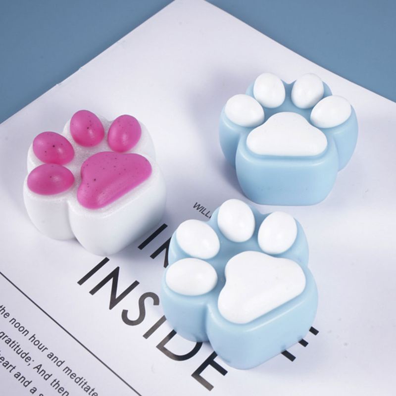 SIY  Resin Crystal Epoxy Mold Cat Paw Doll Casting Silicone Mould DIY Crafts Jewelry Making Tools