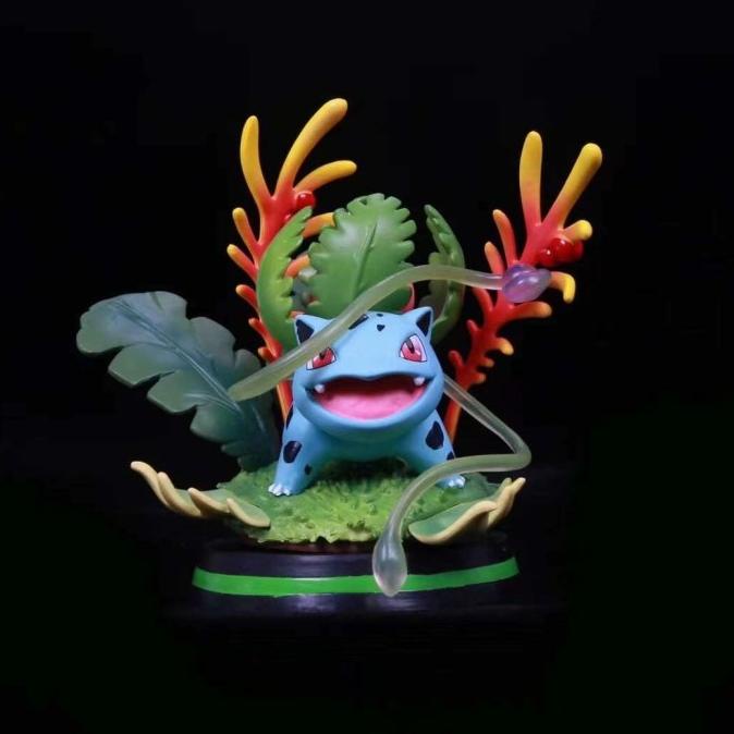Action Figure Pokemon Statue Ivysaur- Mainan Anak Koleksi Bulbasaur Syakilaputri222