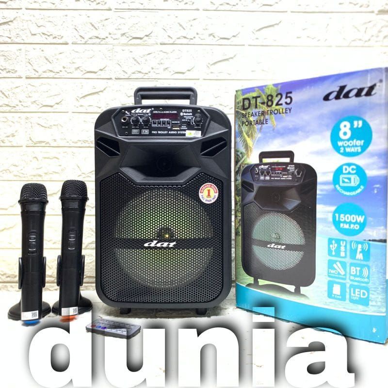 Speaker Portable Wireless Dat DT 825 Original Bluetooth - USB