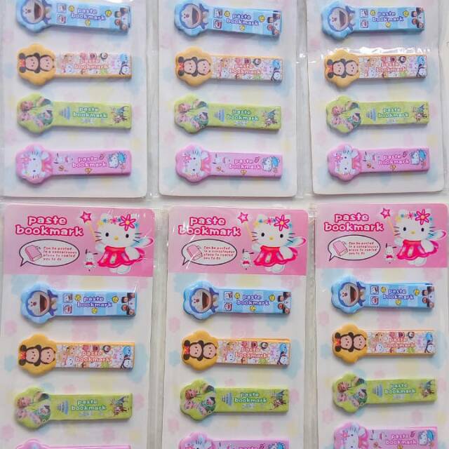 Stick It / Post It Karakter / Pembatas Buku Hello Kitty Doreemon Frozen Tsum Tsum