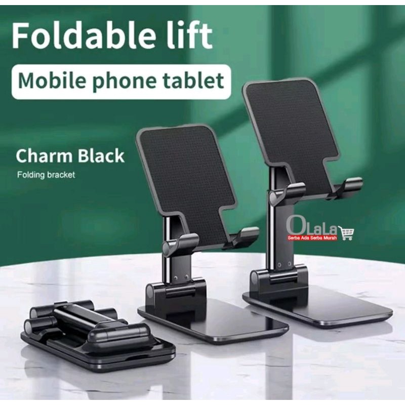 Smartphone Tempat Hp Dudukan Smartphone Dudukan Hp Import phone Holder Lipat Dudukan Hp Putih Tempat Hp Hitam smartphone