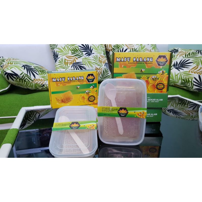 madu sarang , sarang lebah ,madu raw honeylebah 250 gram