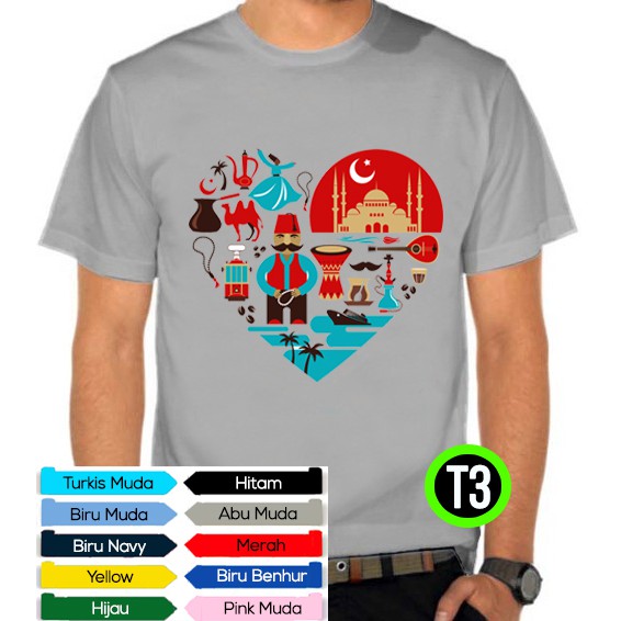 Kaos turkey, kaos istanbul, baju istanbul, souvenir turki TERLARIS