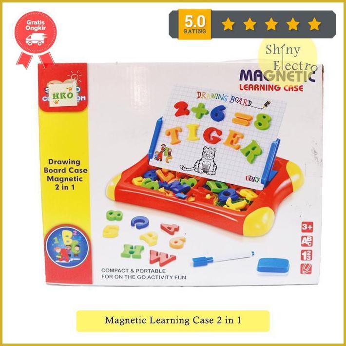 

Magnetic Learning Table Mainan Papan Tulis Magnet Drawing Huruf Angka Promo