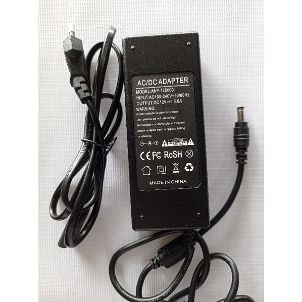 Adaptor Power supply 12 volt 5 ampere 12v 5A
