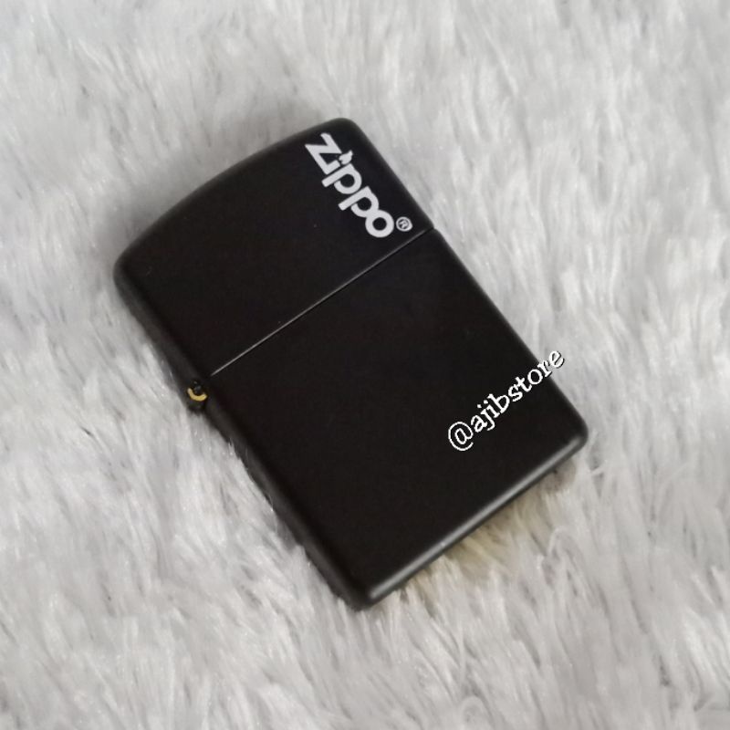 KOREK ZIPPO/ZIPPO MATE HITAM/KOREK ZIPPO HITAM/ PROMO KOREK ZIPPO MATE HITAM MURAH