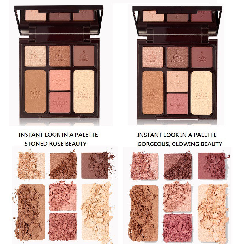 Charlotte Tilbury Instant Look In A Palette Stoned Rose Beauty Shopee Indonesia