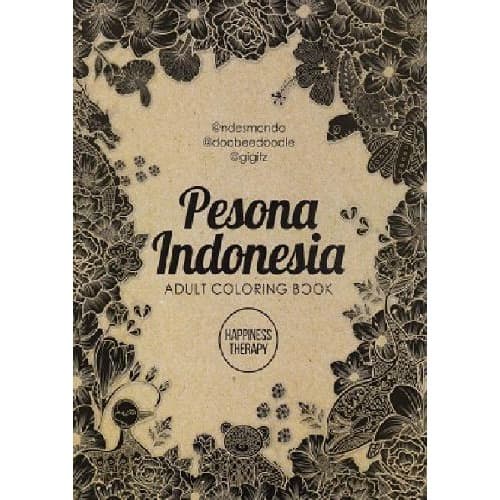 PESONA INDONESIA; ADULT COLORING BOOK