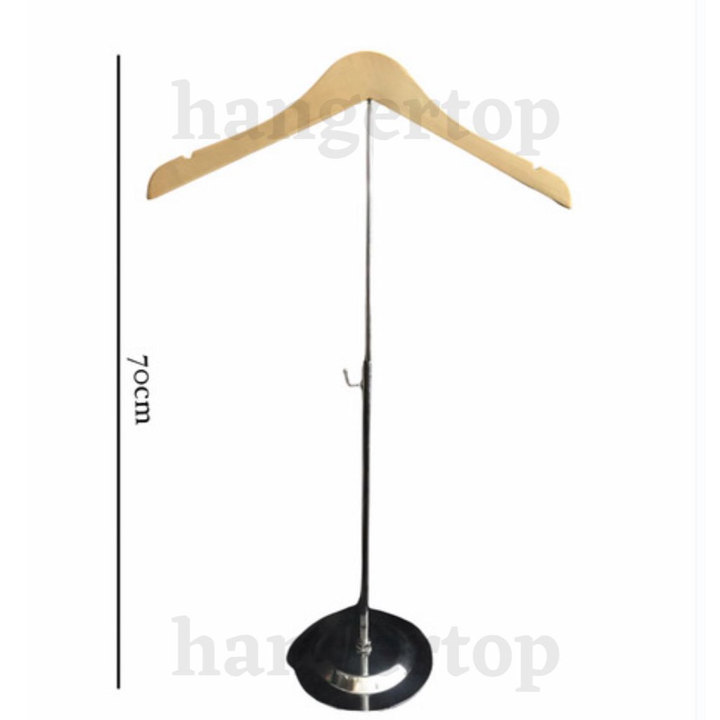 STANDING HANGER KAYU NATURAL