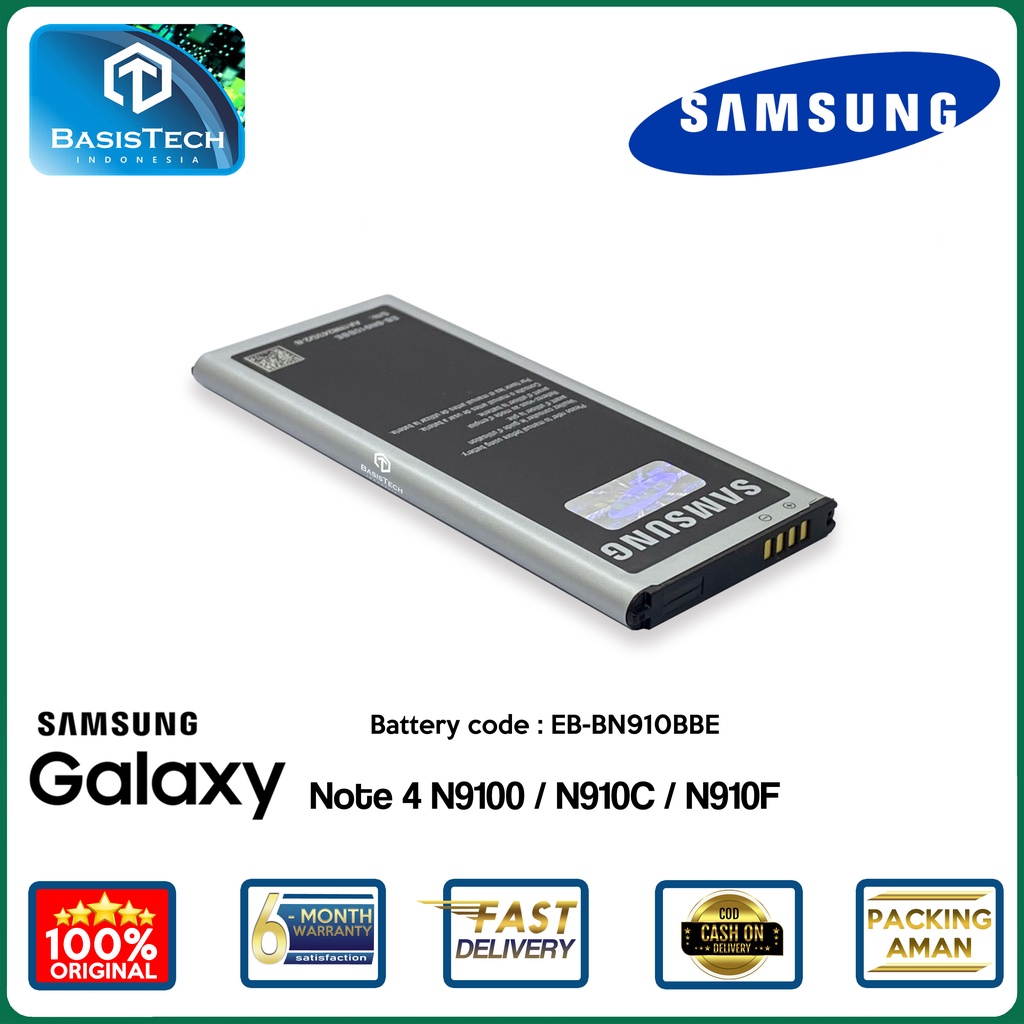 BATERAI SAMSUNG NOTE 4 N9100 N910C N910F - EB-BN910BBE - ORI