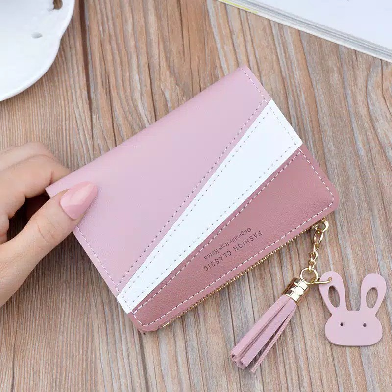 Dompet Wanita KC39 import Murah Lipat Kecil Lucu Dan Cantik dompet import real pict